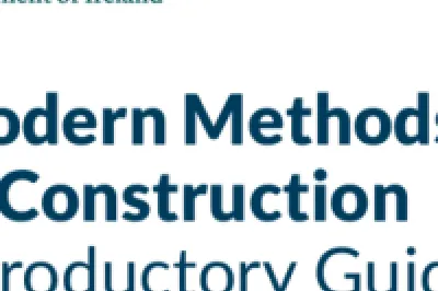 Cover with the title “Modern Methods of Construction: Introductory Guide” and the Government of Ireland logo.