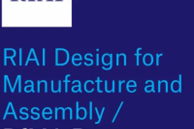 Cover page of the RIAI report titled “RIAI Design for Manufacture and Assembly / DfMA Report,”