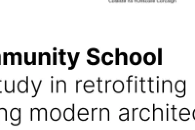 Birr Community School: A case study in retrofitting and conserving modern architecture