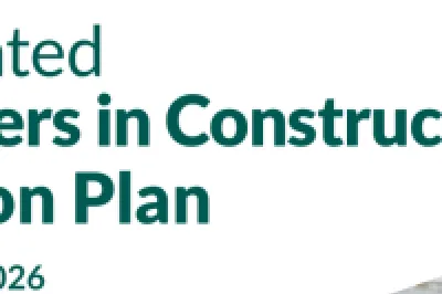 Cover page of "Updated Careers in Construction Action Plan" document from January 2020