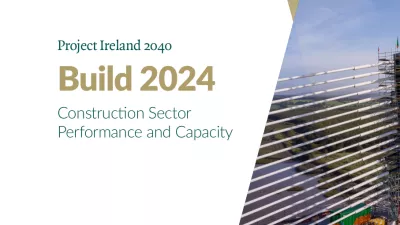 Cover with the title “Build 2024: Construction Sector Performance and Capacity” and a partial image of a modern building facade.