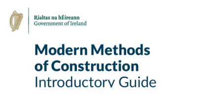 Cover with the title “Modern Methods of Construction: Introductory Guide” and the Government of Ireland logo.