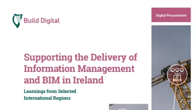 Build Digital report cover: "Supporting the Delivery of Information Management and BIM in Ireland"