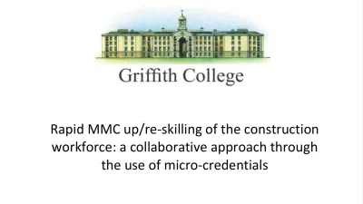 Griffith College logo with a watercolor illustration of a historic stone building.