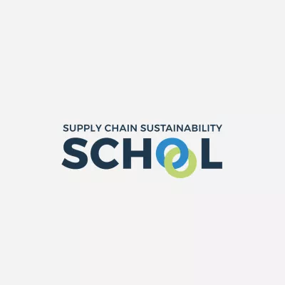 Supply Chain Sustainability School logo.