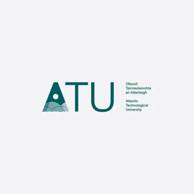 ATU logo with teal lettering and mountain graphic