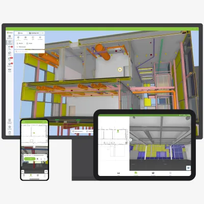 Website design displayed on multiple devices including a desktop monitor, tablet, and smartphone.