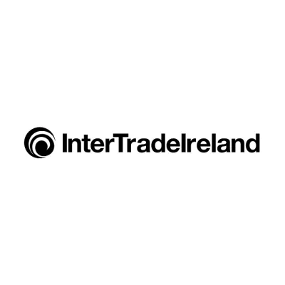 Logo of InterTradeIreland with stylized spiral icon next to the text.
